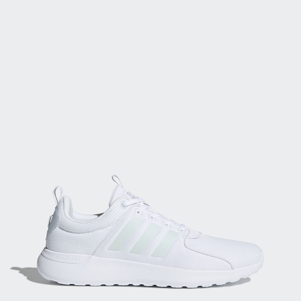 Adidas Cloudfoam Lite Racer - αθλητικα παπουτσια ανδρικα - Ασπρα/Γκρι,Μέγεθος: EU 36 – 54 2/3 (996DV